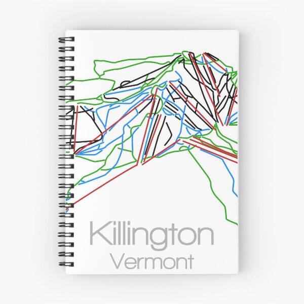 Item preview, Killington Vermont  | Tail Map | Ski | Snowboard | VT | Mountain designed and sold by ModernMap.