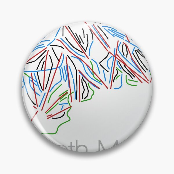 Item preview, Mammoth Mountain California | ail Map | Ski | Snowboard | CA | Mountain designed and sold by ModernMap.