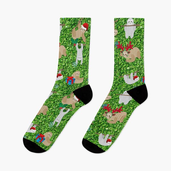Item preview, xmas sloth  designed and sold by Gossip Rag.