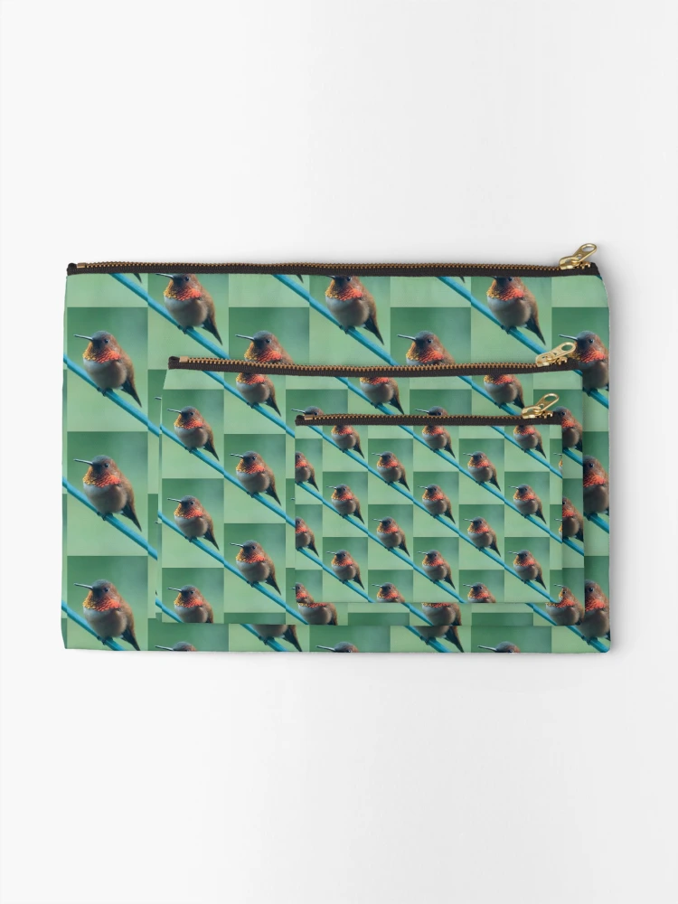 Thumbnail 2 of 4, Zipper Pouch, Hummingbird designed and sold by Bill Rockenbeck.