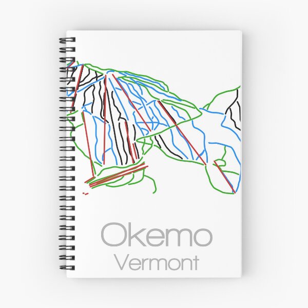 Item preview, Okemo Vermont | Tail Map | Ski | Snowboard | VT | Mountain designed and sold by ModernMap.