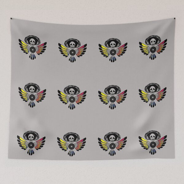 Item preview, Hatted flying skull designed and sold by ByLorin.