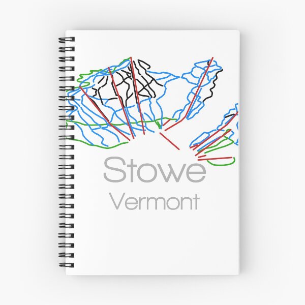 Item preview, Stowe Vermont | VT | Tail Map | Ski | Snowboard | Mountain designed and sold by ModernMap.