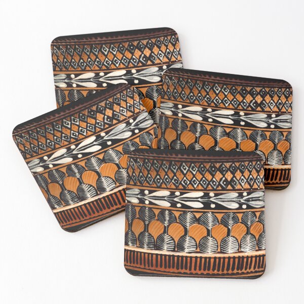 Item preview, Attic Red-figure Kantharos Geometic Motif with Olives and Palmates  designed and sold by WillowNox7.
