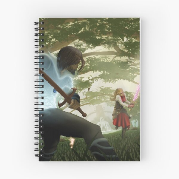 Item preview, Frozen Heart - Danilas and Haley Swordmaster - Fantasy Art - Mystic Times designed and sold by Arjade24.