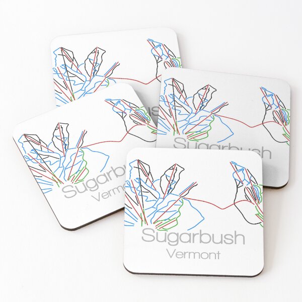 Item preview, Sugarbush Vermont | VT | Tail Map | Ski | Snowboard | Mountain designed and sold by ModernMap.