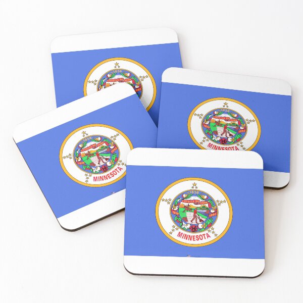 Item preview, MINNESOTA STATE FLAG PRIDE MASK PIN TEE designed and sold by denisetees.