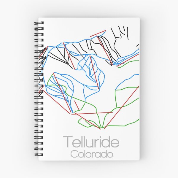 Item preview, Telluride Colorado | Tail Map | Ski | Snowboard | CO | Mountain designed and sold by ModernMap.