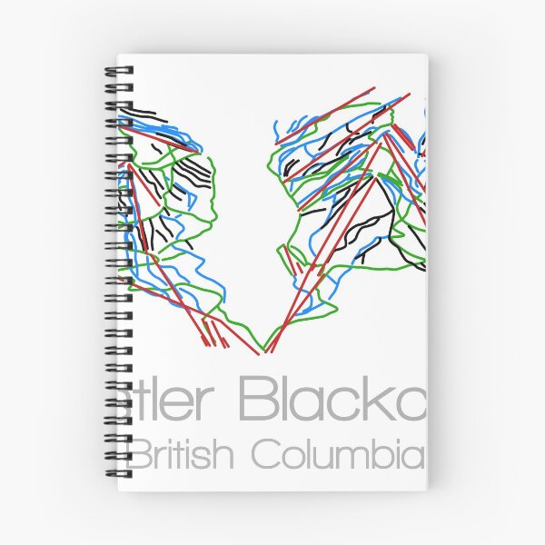 Item preview, Whistler Blackcomb | Canada | Tail Map | Ski | Snowboard | British Columbia | Mountain designed and sold by ModernMap.