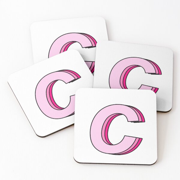 Item preview, pink C designed and sold by Amanda Kirkpatrick.