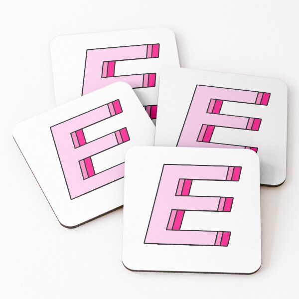 Item preview, pink E designed and sold by Amanda Kirkpatrick.
