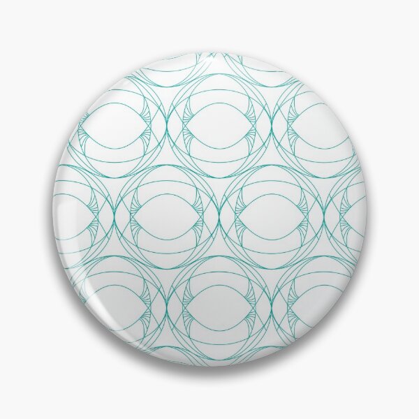 Item preview, GEO|EYE - TEAL ON WHITE designed and sold by NinjaKick13.