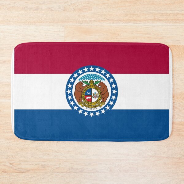 Item preview, MISSOURI STATE FLAG PRIDE MASK PIN TEE designed and sold by denisetees.