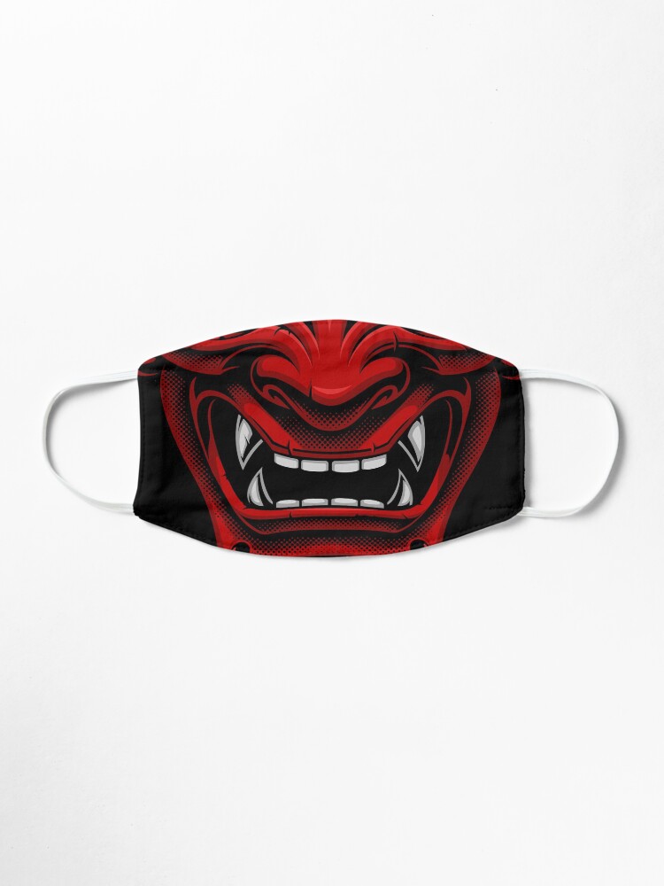Alternate view of Japanese Oni Demon Mask Mask