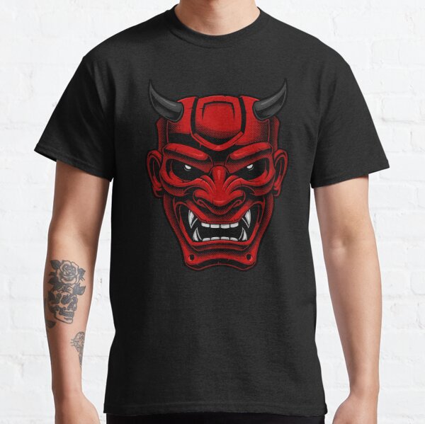 Japanese Oni Demon Mask Classic T-Shirt