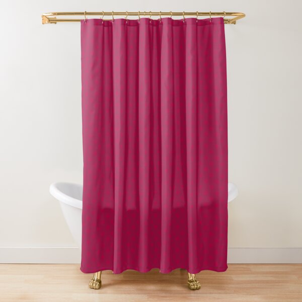 Dazzling purple and red shower curtain Dots Pattern Purple Red Shower Curtain By Fashion Week Redbubble