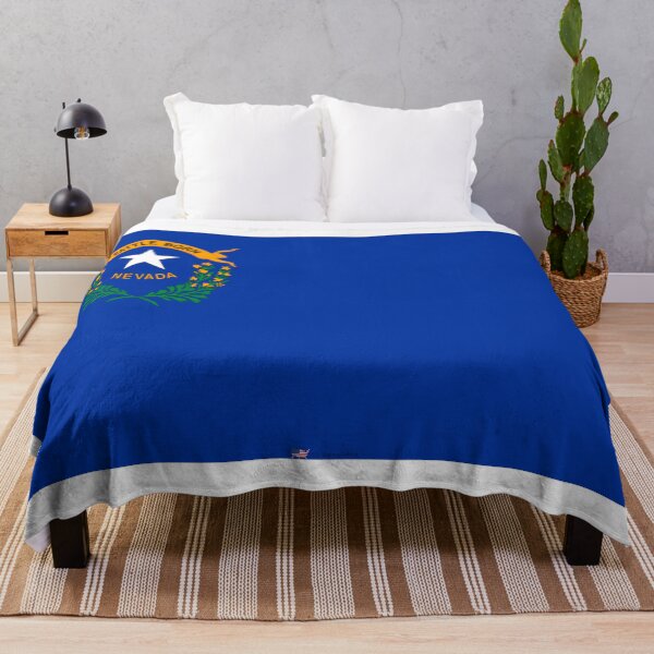 Item preview, NEVADA STATE FLAG PRIDE MASK PIN TEE designed and sold by denisetees.