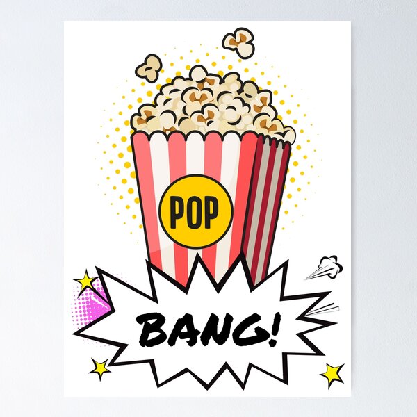 Item preview, POP. BANG. Popcorn. designed and sold by seesaw-clothing.