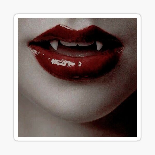 mouth boca vampire vampiro anime sticker by @angelic_mei