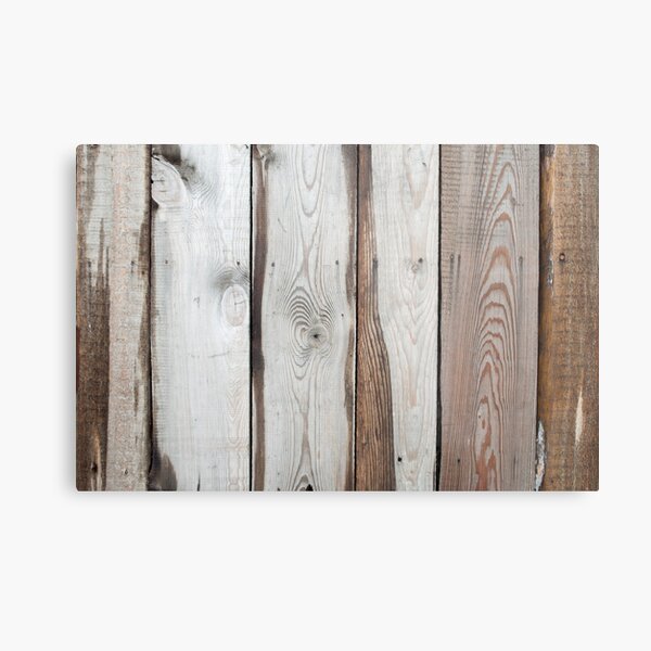 Lámina metálica «Fondo de tablas anchas con textura de madera natural