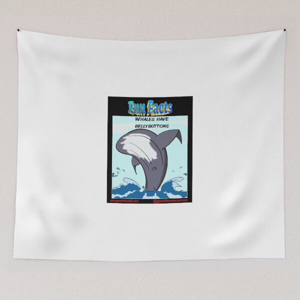 Item preview, Fun facts whales have belly buttons designed and sold by Goodtimecomics.