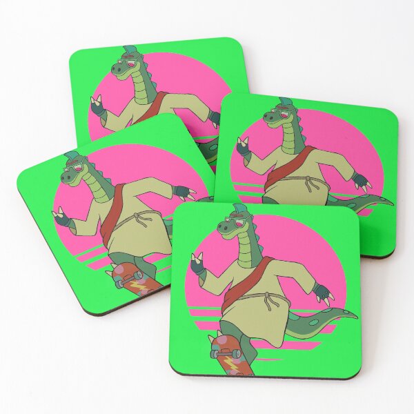 Item preview, Biblesaurus, the skateboarding christian dinosaur (no text) designed and sold by Lobsterbots.