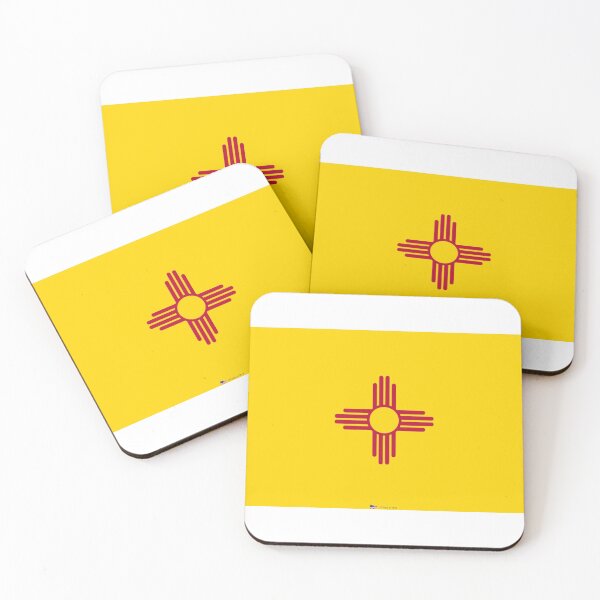 Item preview, NEW MEXICO STATE FLAG PRIDE MASK PIN TEE designed and sold by denisetees.