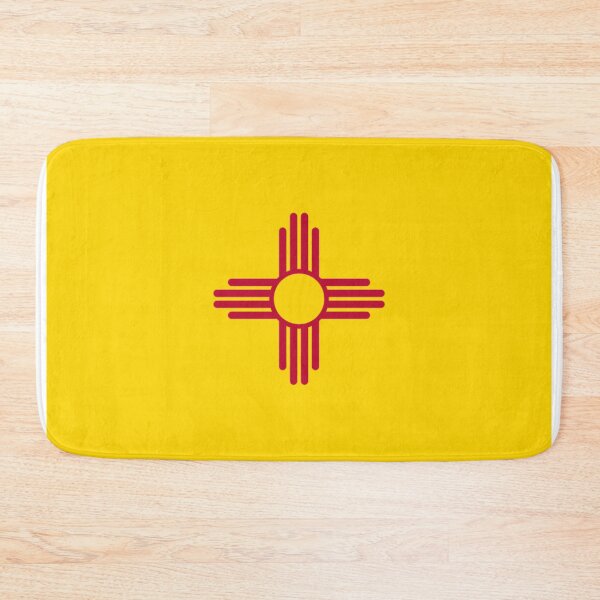 Item preview, NEW MEXICO STATE FLAG PRIDE MASK PIN TEE designed and sold by denisetees.