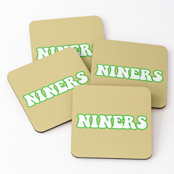 Item preview, white niners with green outline  designed and sold by Lauren  paige.
