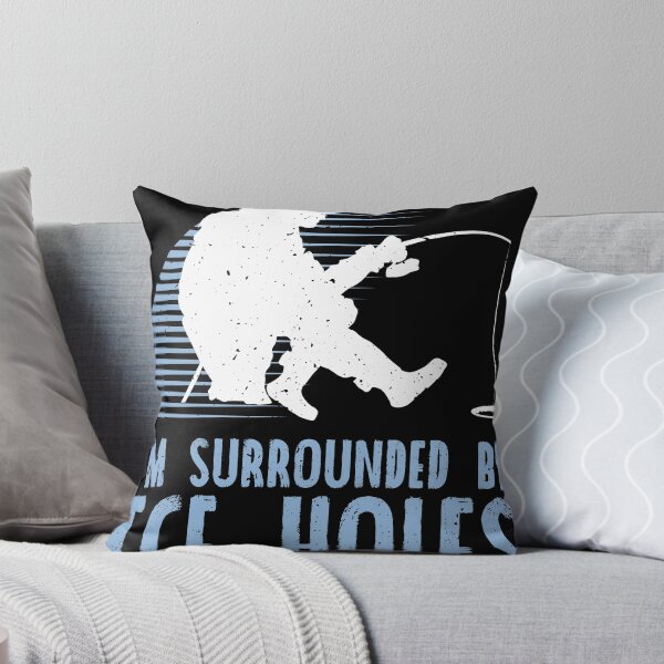 Item preview, I'm Surrounding By Ice-Holes | Funny Ice Fishing Gift Sweats designed and sold by Lisbob.