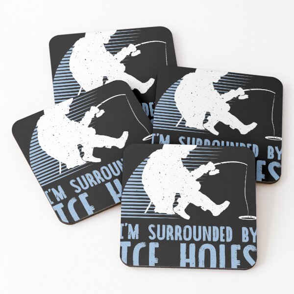 Item preview, I'm Surrounding By Ice-Holes | Funny Ice Fishing Gift Sweats designed and sold by Lisbob.