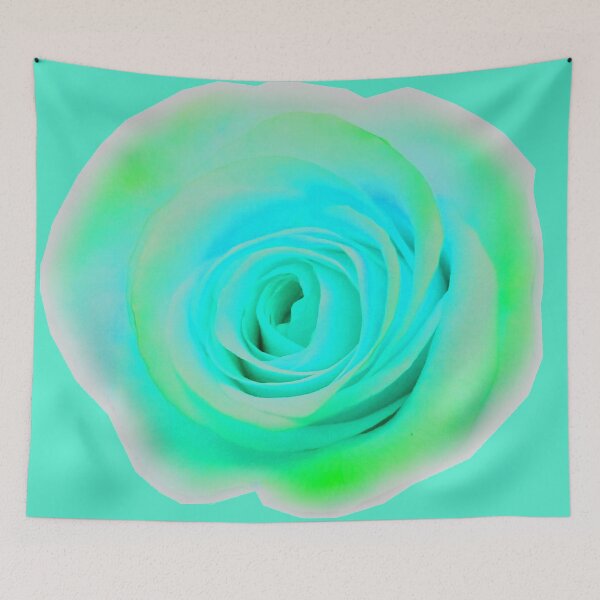 Item preview, Pretty Rose - Florescent Teal and Lime designed and sold by IgniteWithin.