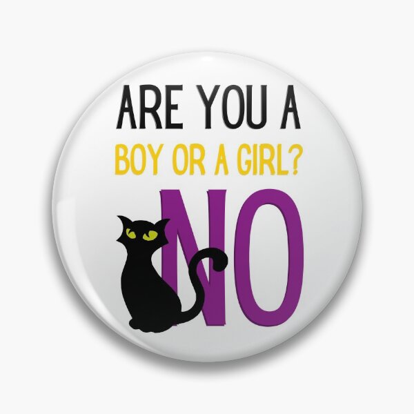 Item preview, Are you a boy or a girl? No designed and sold by liorasophie.
