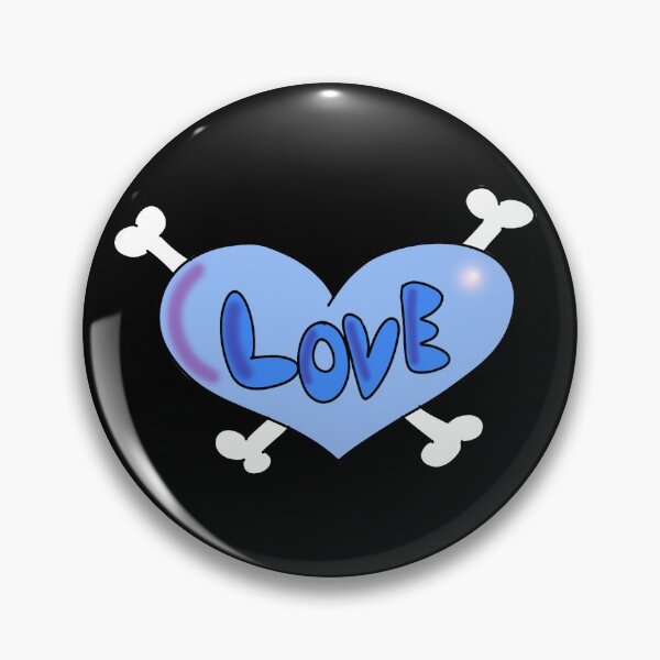 Item preview, Love is Dead (blue) designed and sold by gross-girl99.