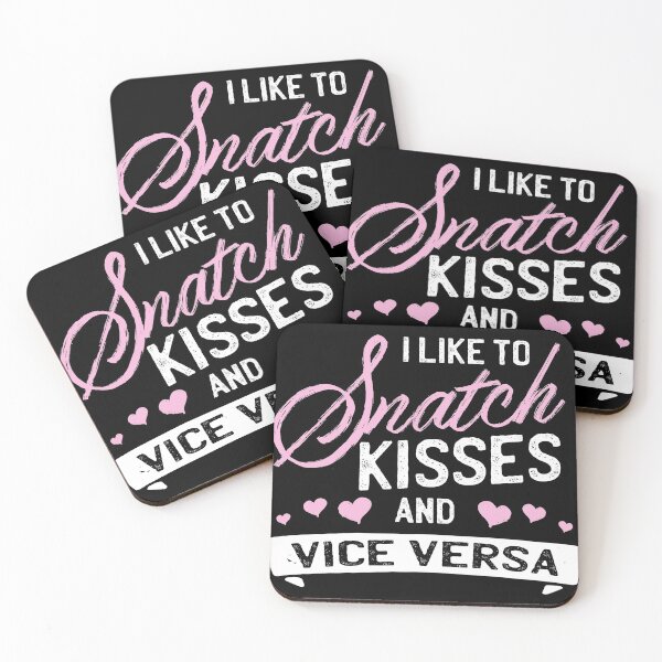 Item preview, I Like To Snatch Kisses & Vice Versa Gift Design Idea design designed and sold by Lisbob.