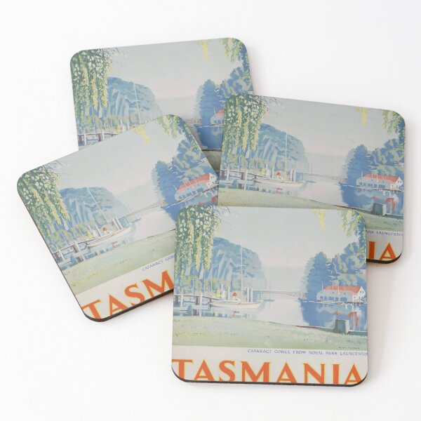 Artikelvorschau, Tasmania for your next Holiday vintage travel poster entworfen und verkauft von stickart-marek.