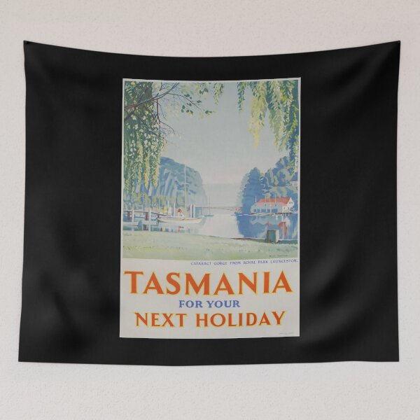 Artikelvorschau, Tasmania for your next Holiday vintage travel poster entworfen und verkauft von stickart-marek.