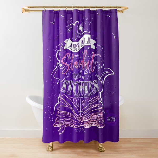 Stardust and Stories- The Starless Sea Shower Curtain