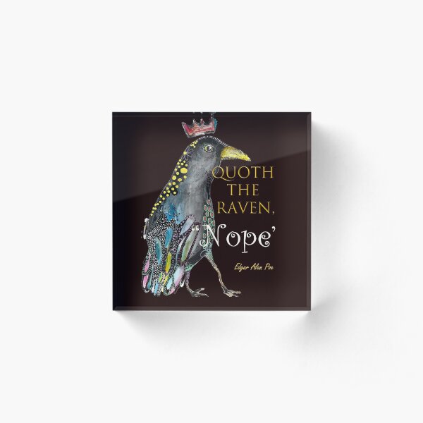 Raven Acrylic Block