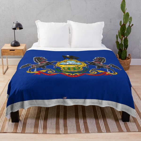 Item preview, PENNSYLVANIA STATE FLAG PRIDE MASK PIN TEE designed and sold by denisetees.