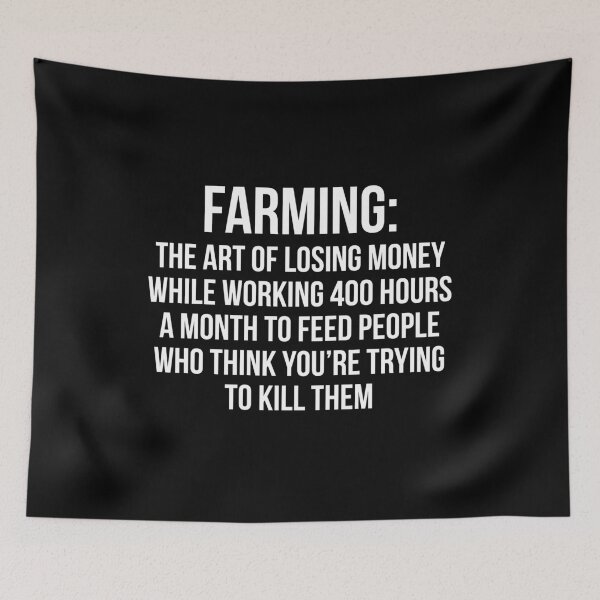 Item preview, Farming the art of losing money while working 400 hours a month designed and sold by allthetees.