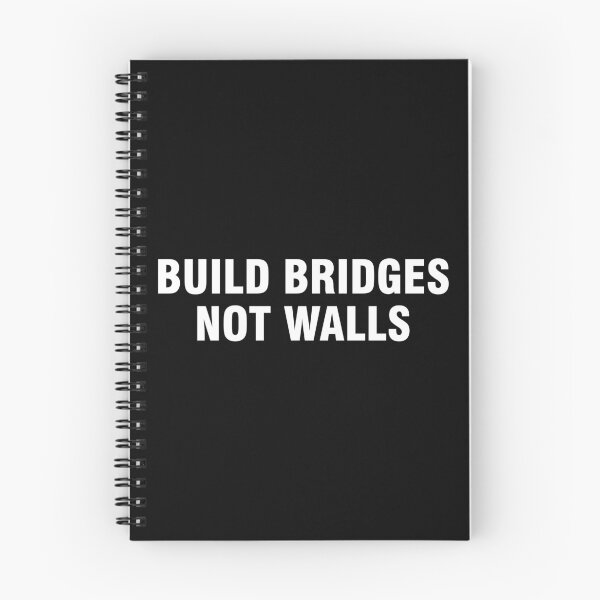 Item preview, Build bridges not walls designed and sold by allthetees.