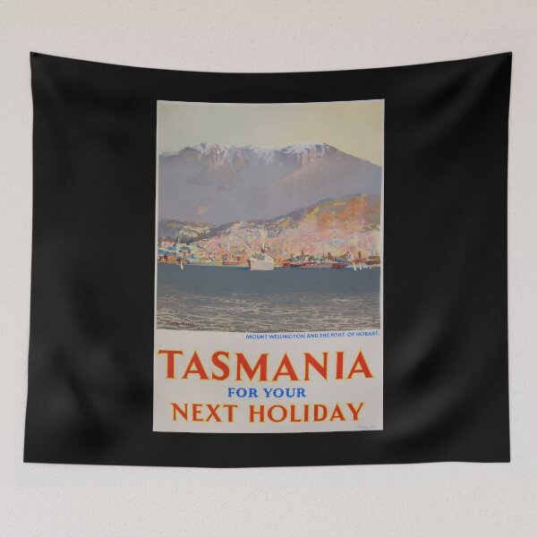 Artikelvorschau, Tasmania for your next Holiday vintage travel poster entworfen und verkauft von stickart-marek.