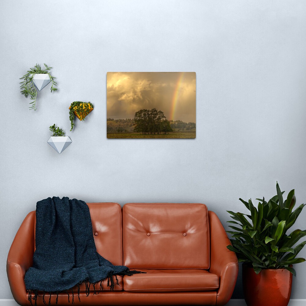 Stormy Sunset Metal Print