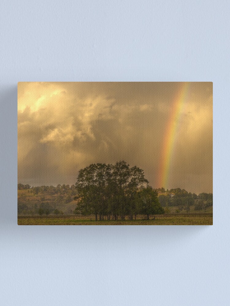 Thumbnail 1 of 3, Canvas Print, Stormy Sunset designed and sold by theoddshot.