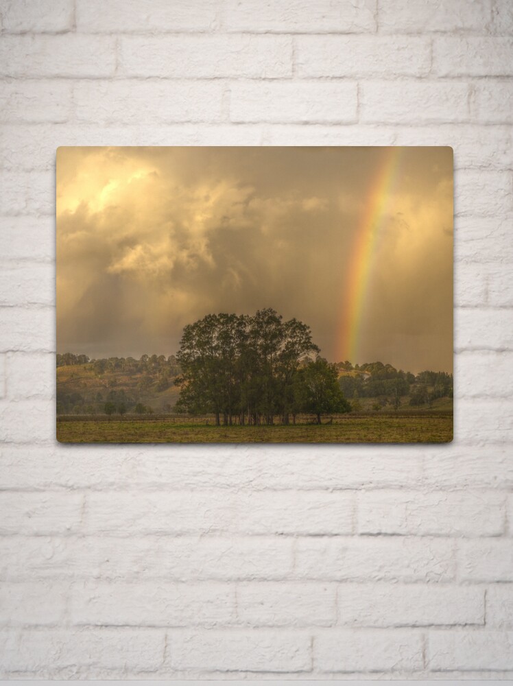 Thumbnail 2 of 4, Metal Print, Stormy Sunset designed and sold by theoddshot.