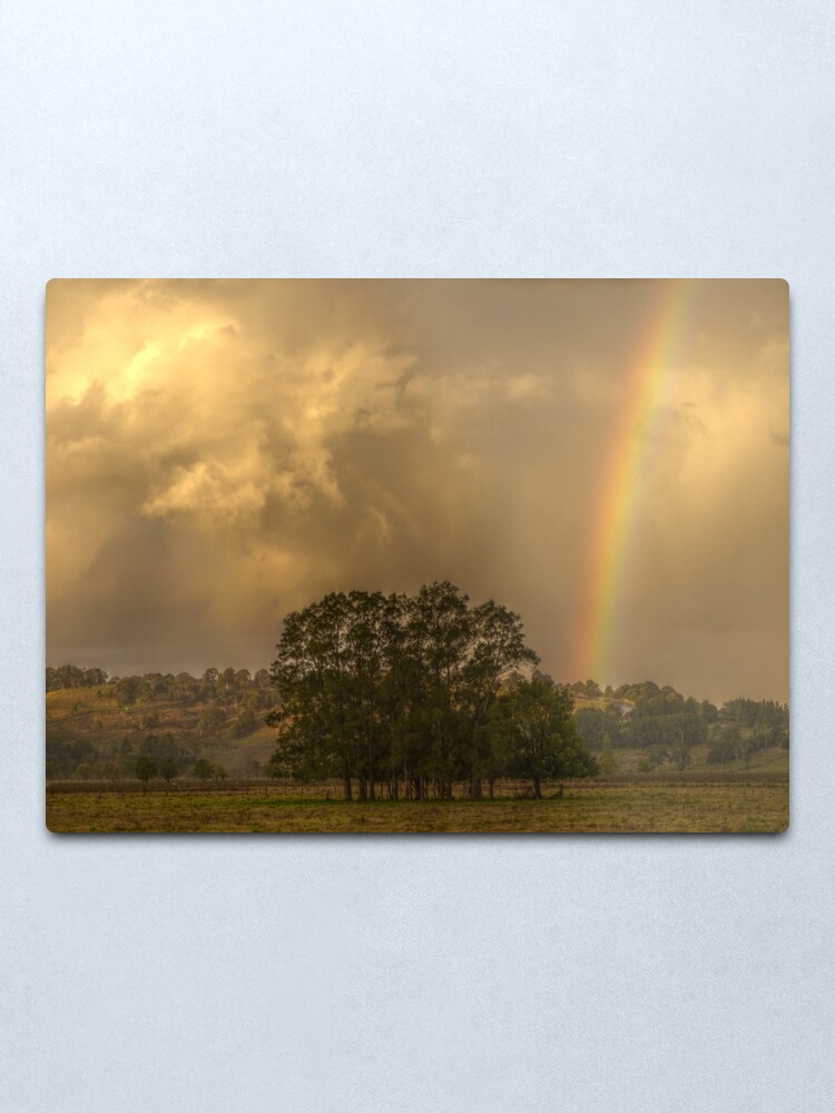 Alternate view of Stormy Sunset Metal Print