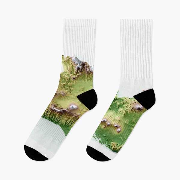 Item preview, 3D Map of El Salvador digitally rendered and covered by a texture designed and sold by ThinkAboutMaps.