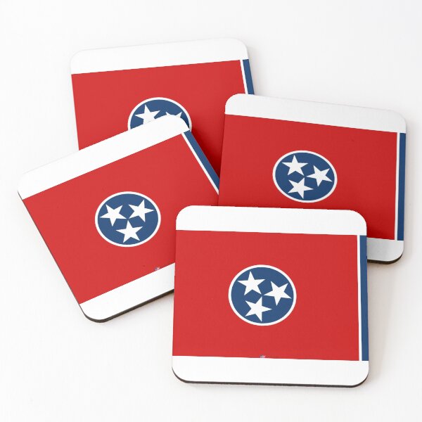Item preview, TENNESSEE STATE FLAG PRIDE MASK PIN TEE designed and sold by denisetees.
