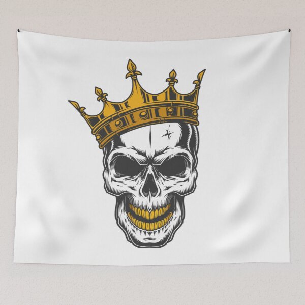 Item preview, boss king skull designed and sold by Tijn-W-B.